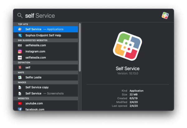 Self Service